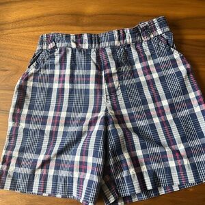 Florence Eiseman Blue Plaid Kids Shorts
